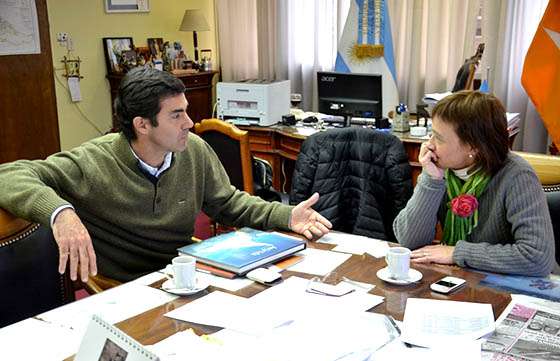 Urtubey se reunió en Ushuaia con la gobernadora Fabiana Ríos