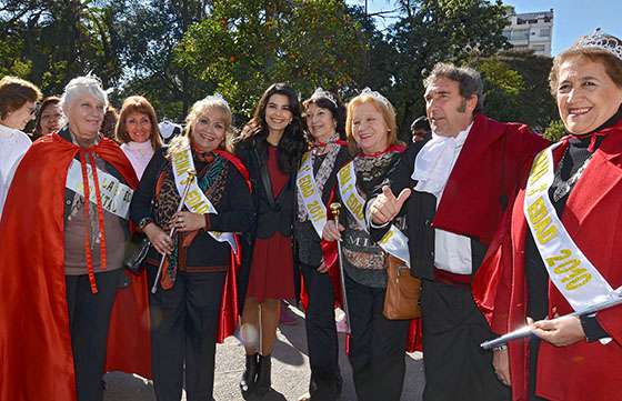 Adultos mayores participaron del acto contra el maltrato a la vejez