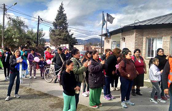 Los vecinos del barrio Solidaridad se manifestaron en contra del trabajo infantil