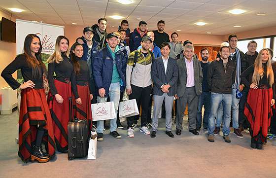 El equipo Nacional de vóley llegó a Salta