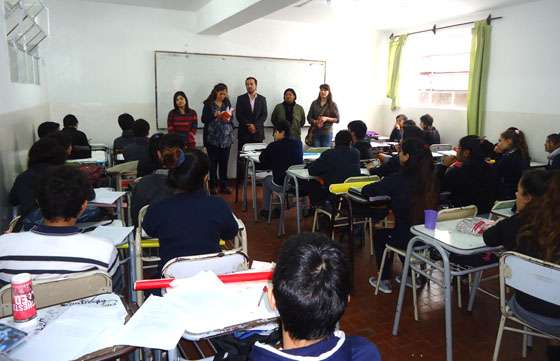 Docentes y alumnos se capacitan en la prevención del consumo de sustancias psicoactivas