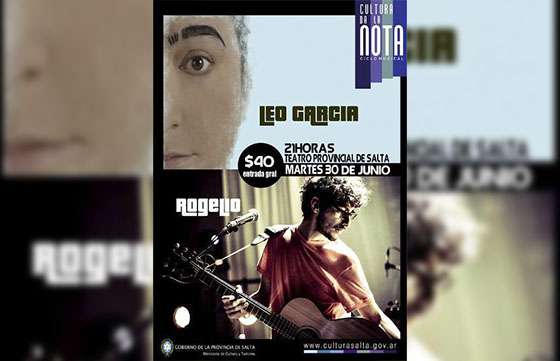 Leo García en el ciclo Cultura da la Nota de junio