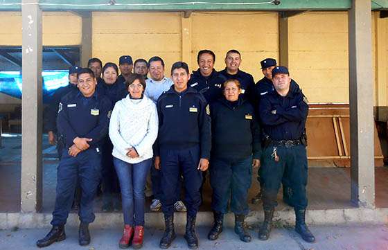 Derechos Humanos capacitó sobre violencia de género a la comisaría de Castañares