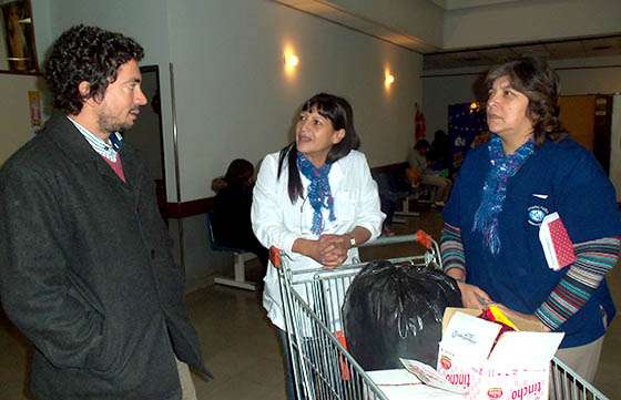 Seguridad entregó donaciones al Hospital Materno Infantil