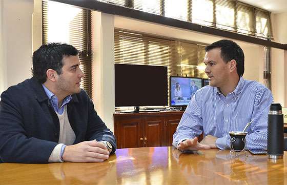 El ministro Rodríguez se reunió con Jarsún y avanza la transición con intendentes electos