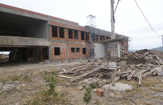 Con una inversión superior a $12,5 millones avanza la obra de la escuela de música en El Huayco