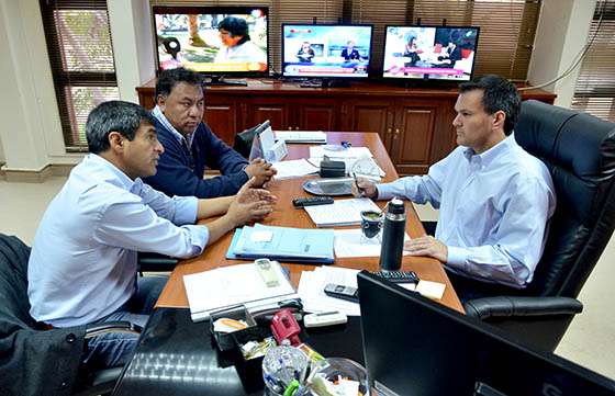El ministro Rodríguez se reunió con los intendentes de Cafayate y Animaná