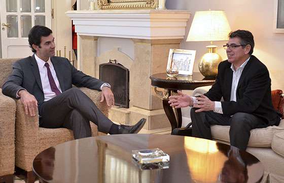 El gobernador se reunió con el titular del Instituto Nacional de Vitivinicultura