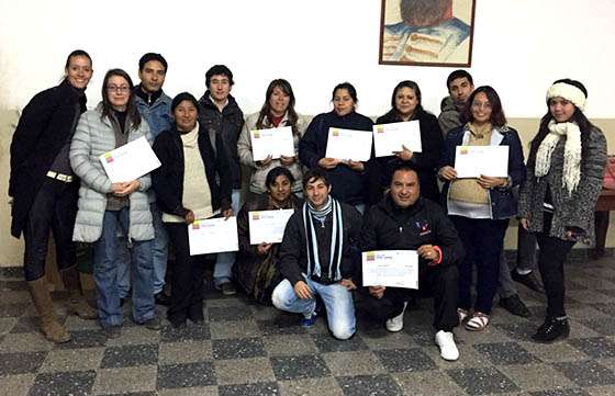 La Agencia Antidrogas entregó certificados a Agentes Preventores del municipio de Vaqueros