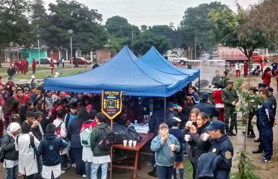 En Orán, la Policía Comunitaria organizó una bicicleteada contra la drogas