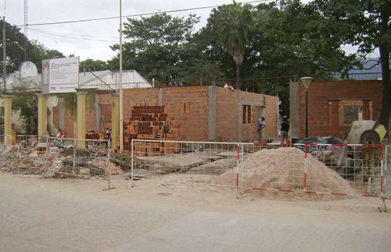 Supervisaron las obras de ampliación y remodelación del hospital de Aguaray
