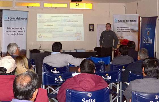 Aguas del Norte realiza acciones de concientización en empresas