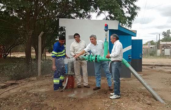 Finalizó la obra del  nuevo pozo profundo en Pluma de Pato