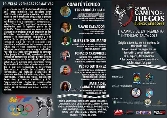 Se desarrolla en Salta el primer campamento de entrenamiento intensivo de Taekwondo