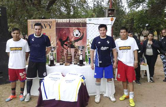 Entregaron los premios del torneo de fútbol de pueblos originarios