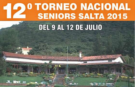 Se realizará el 12° Torneo Nacional Seniors de Tenis