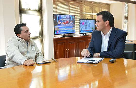 Transición en los municipios: el ministro Rodríguez se reunió con el intendente electo de El Tala