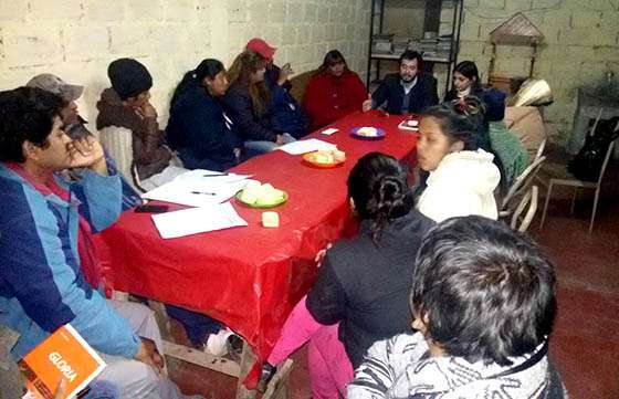 Funcionarios de Derechos Humanos se reunieron con los vecinos de barrio Palermo