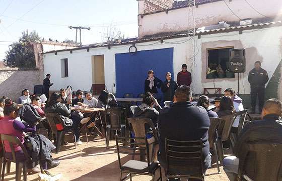 Actividades comunitarias del Programa de Prevención y Asistencia Integral a Víctimas de Violencia