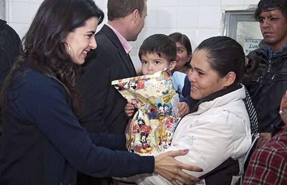 Patria Solidaria realiza un operativo en el hospital San Bernardo