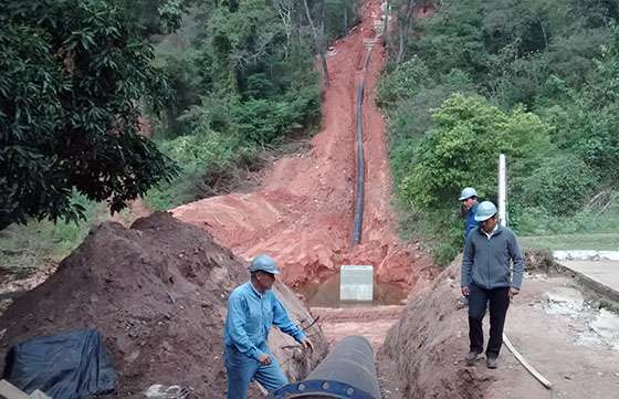 Supervisaron la obra de ampliación de la planta potabilizadora del Itiyuro