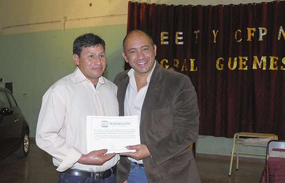 Egresaron los primeros auxiliares mecánicos del Centro de Formación Profesional que funciona en la Escuela Técnica 3.139