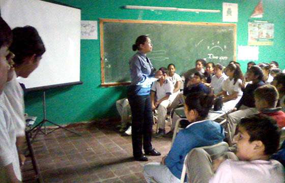 En Rivadavia Banda Sur la Policía Comunitaria dictó talleres de prevención