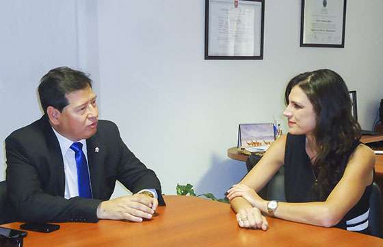 La Ministra Calletti se reunió con el Fiscal Cazón