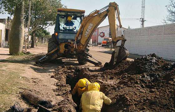 En Pichanal se optimizó el servicio de desagües cloacales