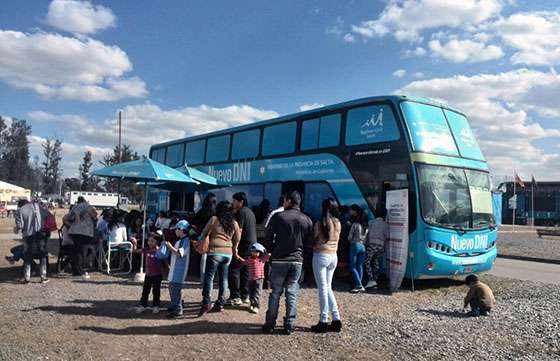 El operativo de documentación se realiza en Guachipas esta semana