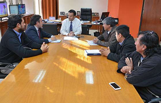 El ministro Rodríguez recibió a autoridades del Partido de la Integración