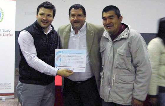 En La Caldera, 57 personas certificaron competencias en oficios