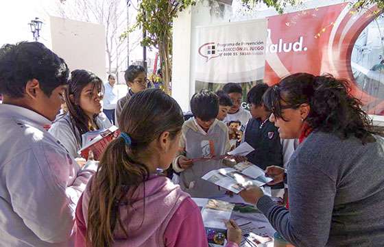 En toda la provincia continúan las acciones preventivas de la ludopatía