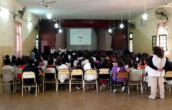 Cientos de estudiantes del norte provincial aprendieron sobre el uso responsable del 9-1-1