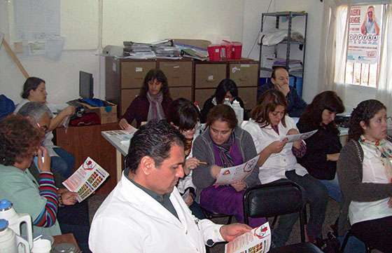 Se capacitó en La Merced sobre prevención y diagnóstico de enfermedades cardiovasculares y renales