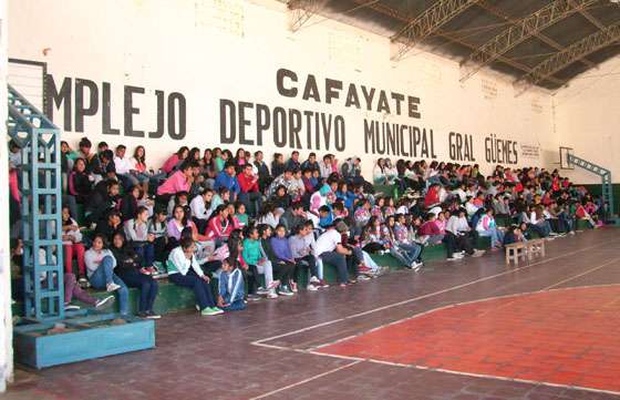 Más de 700 jóvenes de Cafayate participaron de la jornada de promoción de salud y salud mental