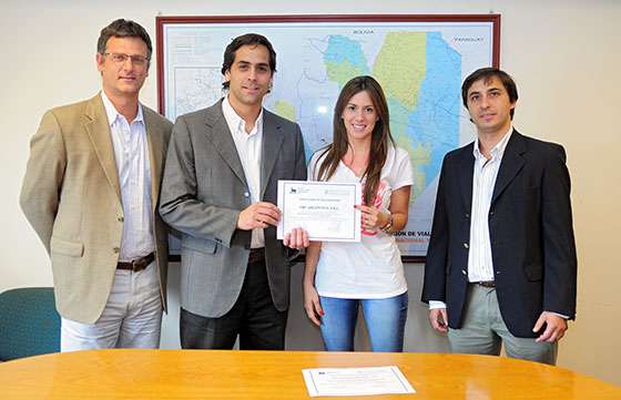 Entregaron certificados de adjudicación a empresas del Parque Industrial de General Güemes
