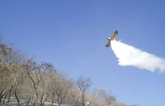 Defensa Civil cuenta con nuevos aviones hidrantes