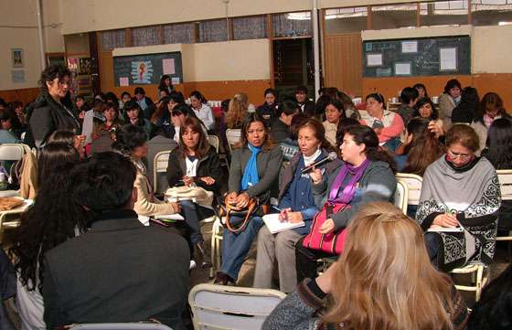 Se capacitó a más de 200 docentes de la zona sur en la apertura de Así es Churito Crecer