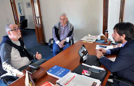 El ministro Costello se reunió con el representante del sindicato de Trabajadores de la Carne