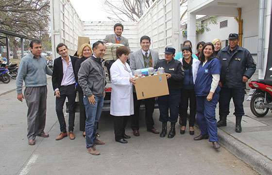 La Policía Comunitaria colaboró con el Hospital Materno Infantil