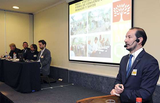 El ministro Saravia disertó sobre paisajes productivos sustentables en una conferencia internacional