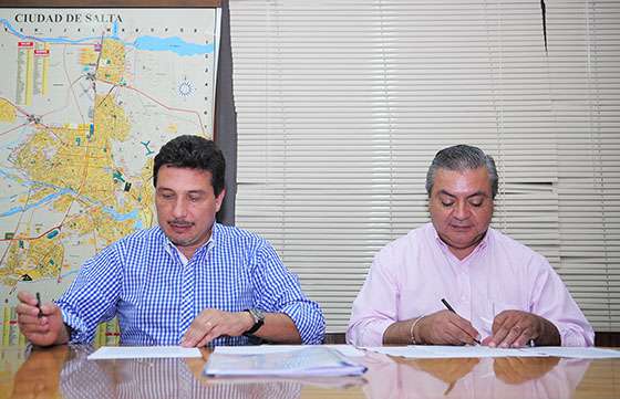 Firman convenio para la ampliación de la escuela Nº 4371 Jorge Alberto Trevisán Palacios de Cerrillos