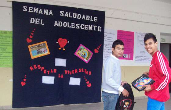 Se realizó en Las Lajitas la jornada central de la Semana Saludable del Adolescente