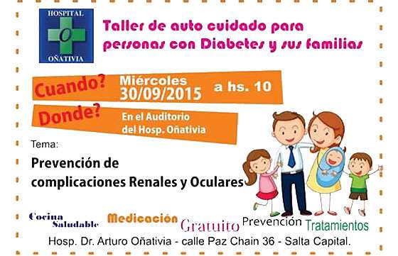 Hoy se inicia el curso de autocuidado para personas con diabetes