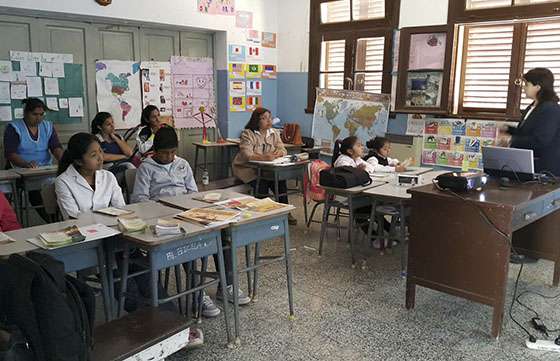 Alumnos de escuelas rurales fueron capacitados sobre sismos