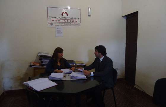 Con más de 60 audiencias mensuales el centro de mediación de Cerrillos refuerza el proceso de descongestión de la justicia