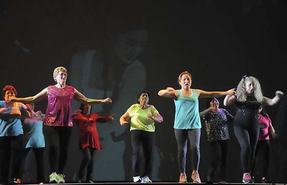 Se realizó una muestra de artística de adultos mayores