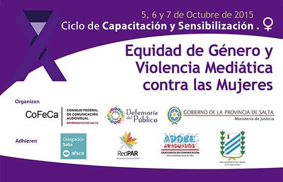Inscripciones abiertas para las Capacitaciones sobre Equidad de género y violencia mediática contra las mujeres