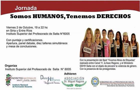 Nueva Jornada “Somos humanos, tenemos derechos”